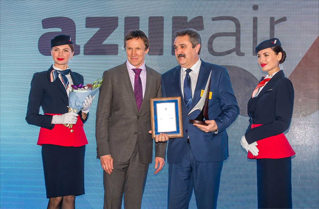 AZUR air, Новости, 11 апреля 2018, AZUR air вновь стала авиакомпанией года в номинации «Чартерные авиаперевозки»