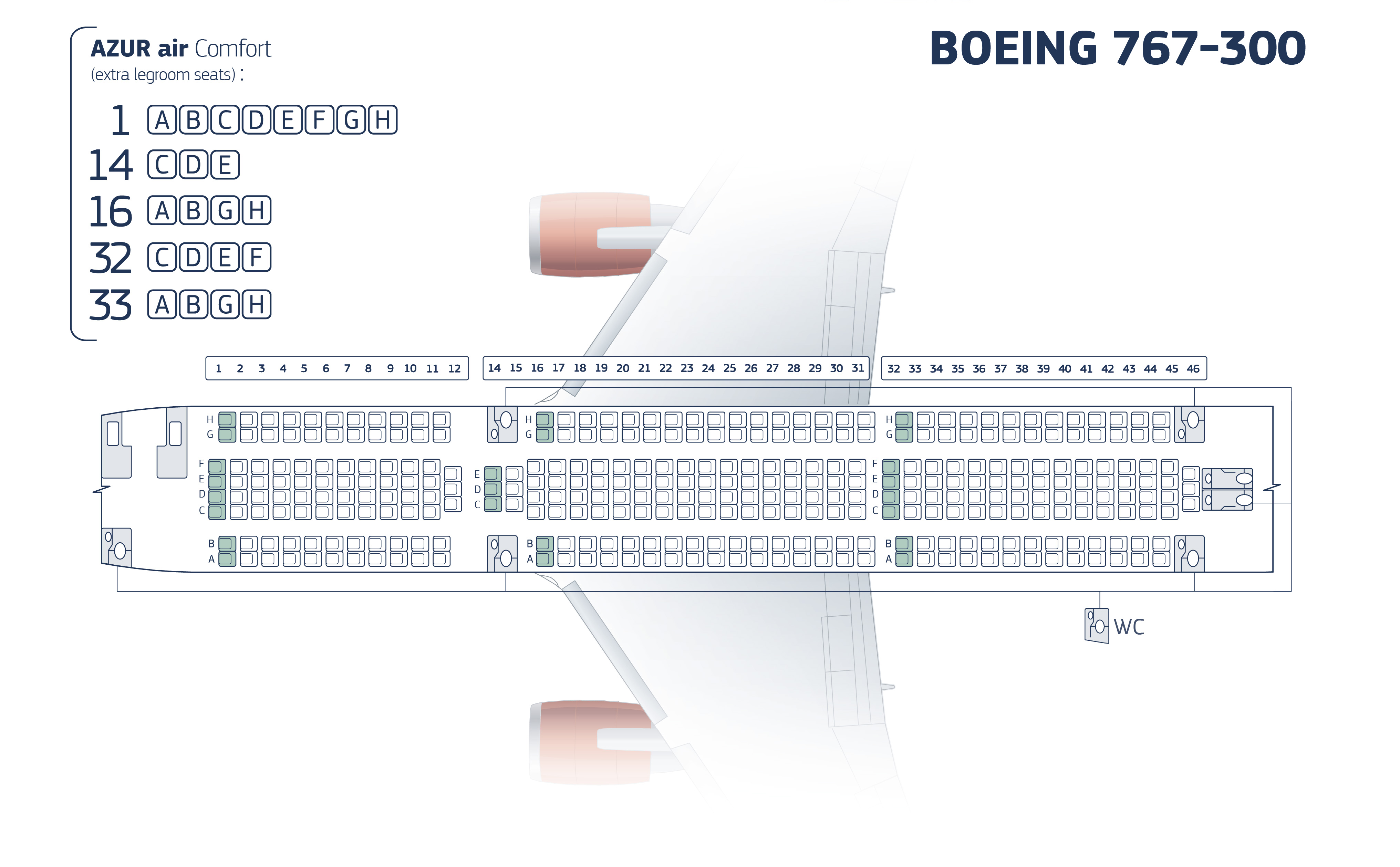 Azur air Azur-space Boeng 767-300